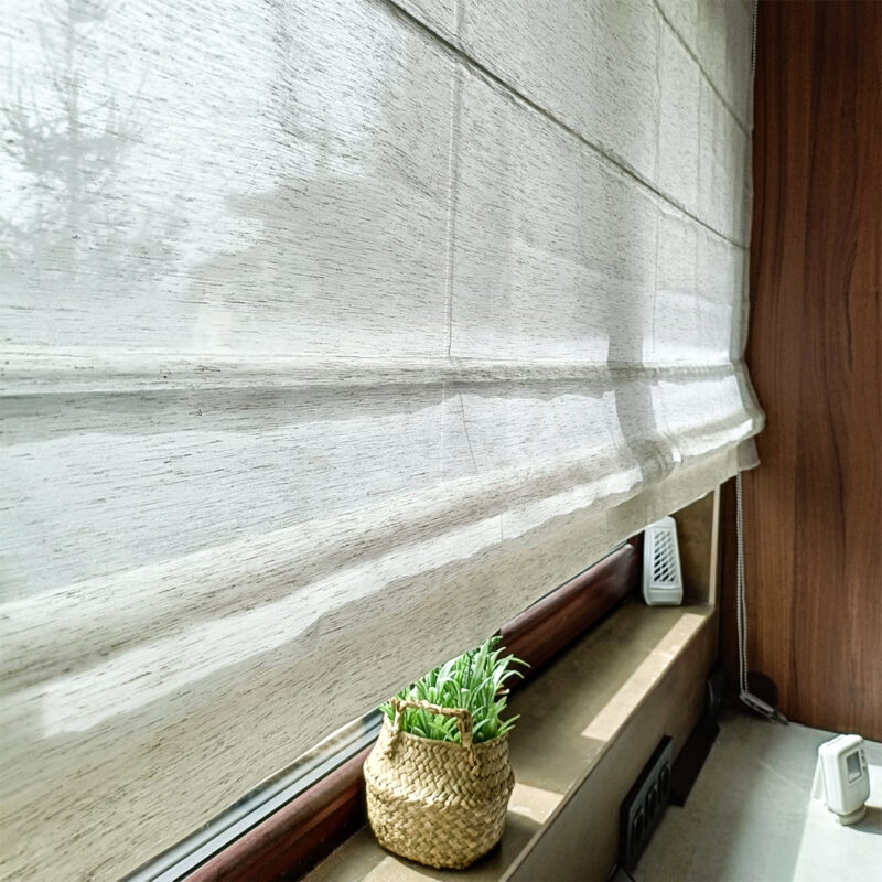 Stor roman cu aspect natural pentru bucatarie Stor roman cu aspect natural pentru bucatarie