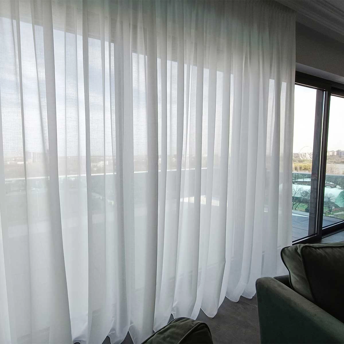 Perdea transparenta pentru living Perdea transparenta pentru living