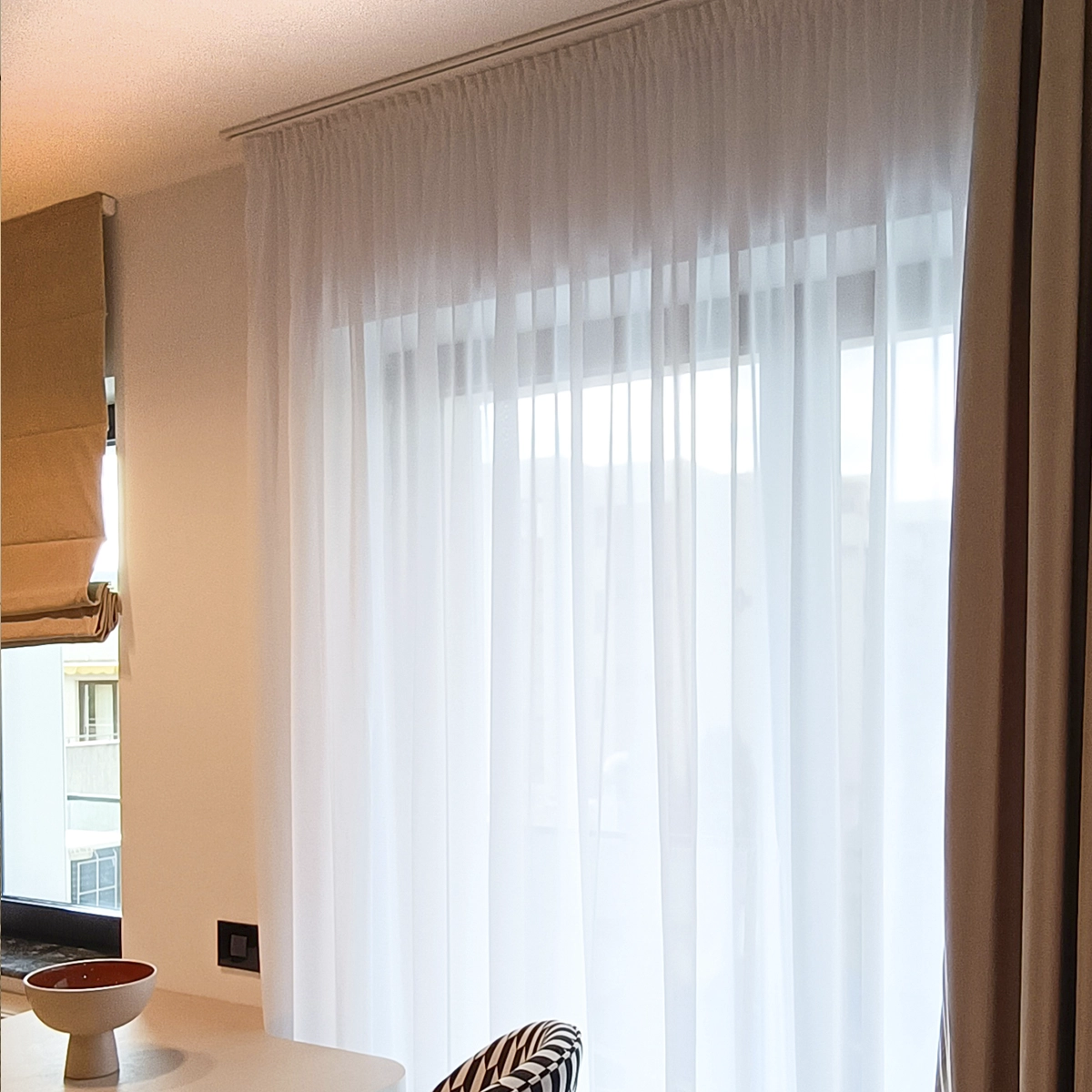 perdea georgette living bucuresti